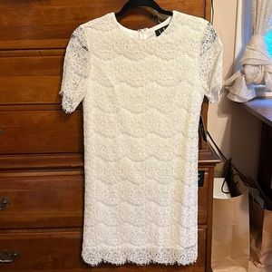 Lulus white lace dress